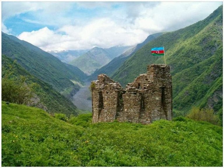 قرية تشوخور غابالا اذربيجان